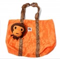 BA1029-Milo Plush Doll Eco Bag, Orange